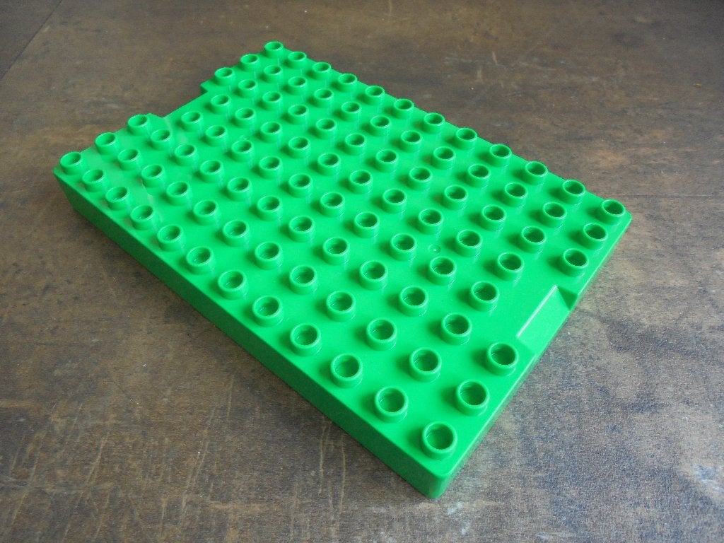 Lego Duplo Container Top Brick 8x12 (zie foto's) 2, Ophalen of Verzenden, Gebruikt, Losse stenen, Duplo