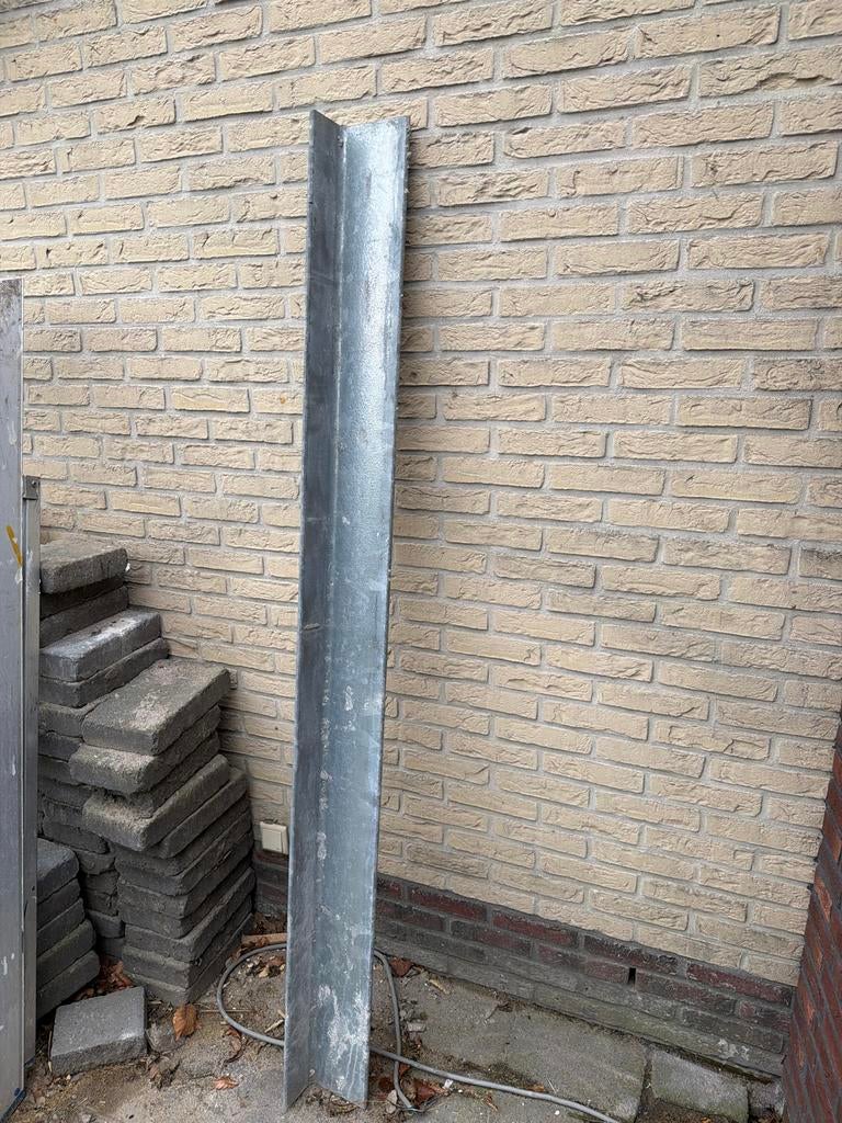 Stalen Hoeklatei 1960x150x100x10, Doe-het-zelf en Verbouw, Metalen, Ophalen, Gebruikt, IJzer
