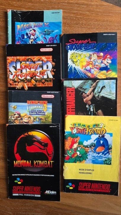 SNES | Diverse handleidingen, Gebruikt, Overige genres, 2 spelers, Ophalen of Verzenden