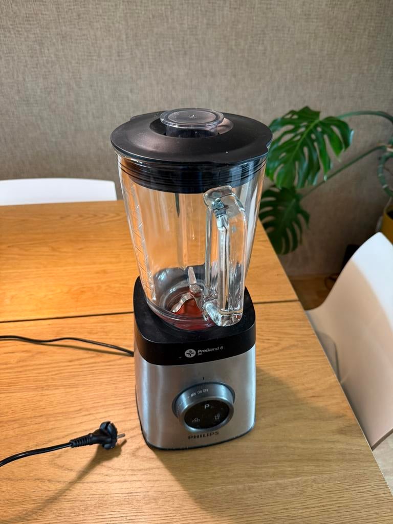 Philips ProBlend 6 3d, Witgoed en Apparatuur, Blenders, Ophalen of Verzenden, Zo goed als nieuw, Blender