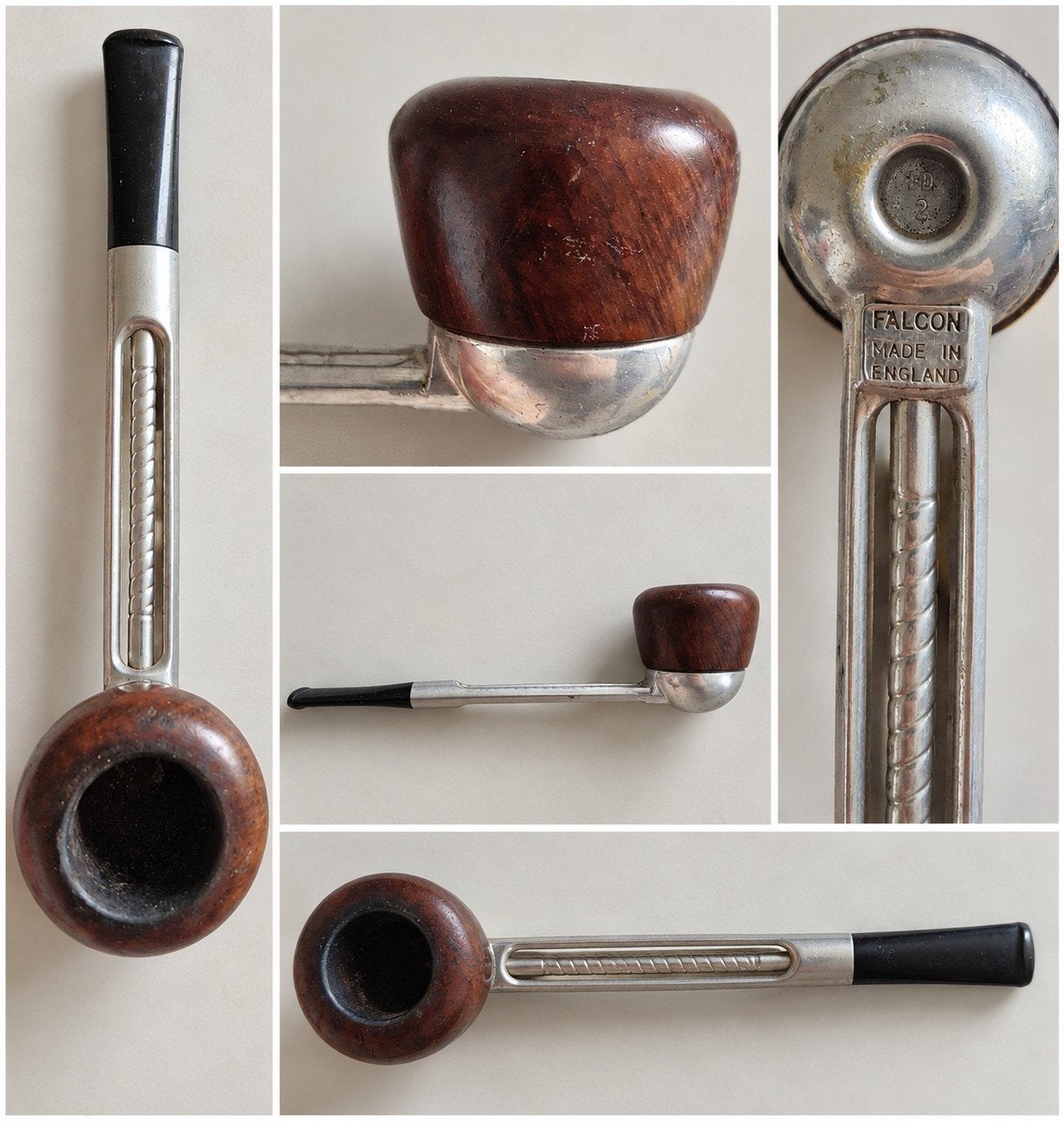 Vintage Falcon pijp – Made in England, Ophalen of Verzenden