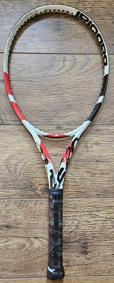 Babolat tennis racket Pure Aero Japanse vlag, Gebruikt, L1, Ophalen of Verzenden, Racket