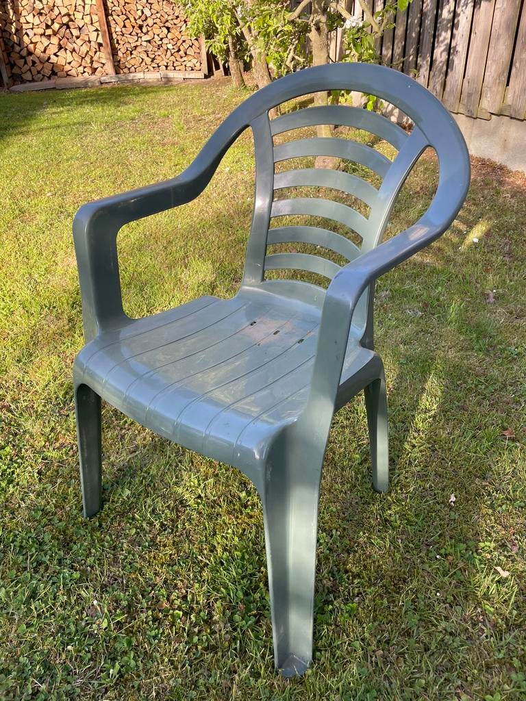 Plastic stapelstoelen 80 stuks, Tuin en Terras, Ophalen, Gebruikt, Plastic