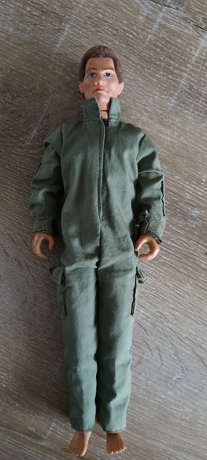 Vintage GI joe Action Man figuur pop actionman overall groen, Kinderen en Baby's, Ophalen of Verzenden, Gebruikt