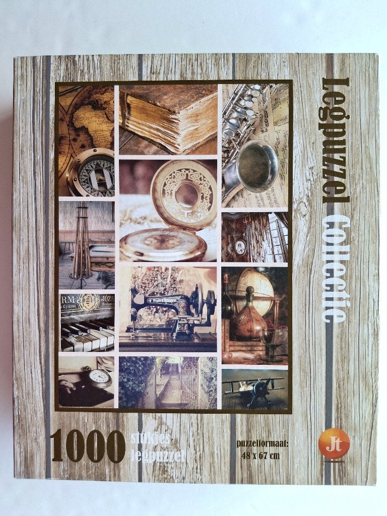 Oude Spullen-puzzel!, Ophalen of Verzenden, 500 t/m 1500 stukjes, Zo goed als nieuw, Legpuzzel