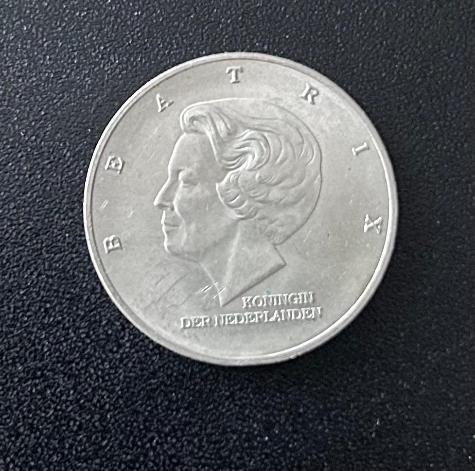 Beatrix 10 Gulden Munt 1997 Marshall Plan, Postzegels en Munten, Munten | Nederland, Ophalen of Verzenden, Koningin Beatrix, 10 gulden