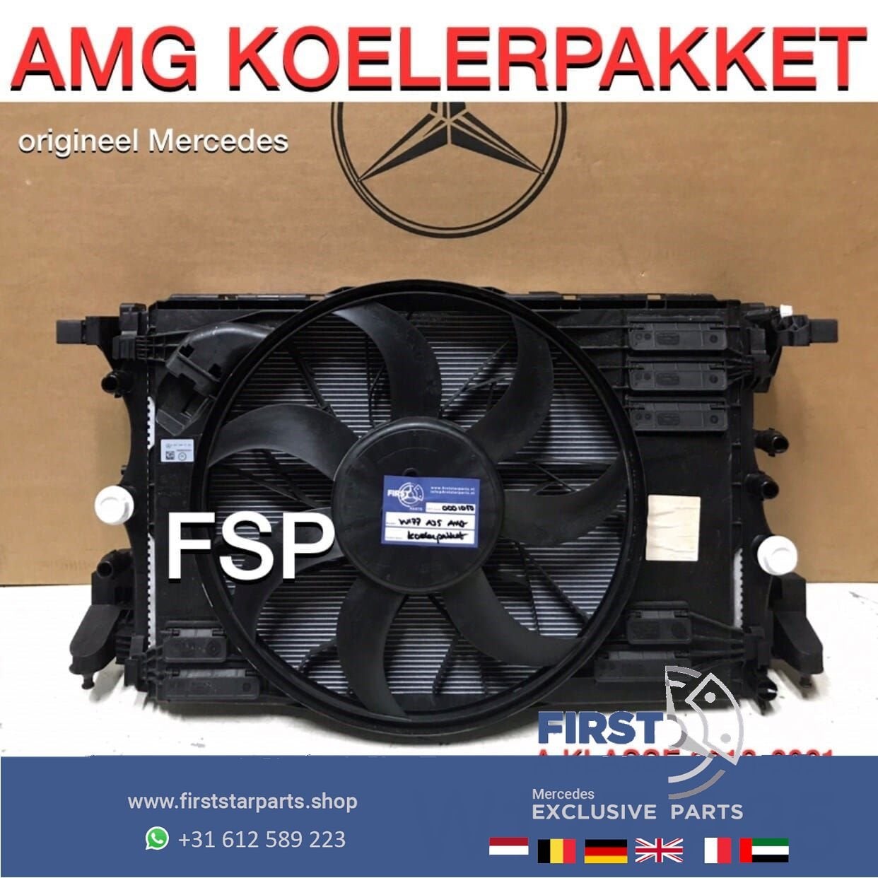 W177 A35 C118 CLA35 H247 GLA35 AMG KOELERPAKKET ORIGINEEL 35, Gebruikt, -, Ophalen of Verzenden, -
