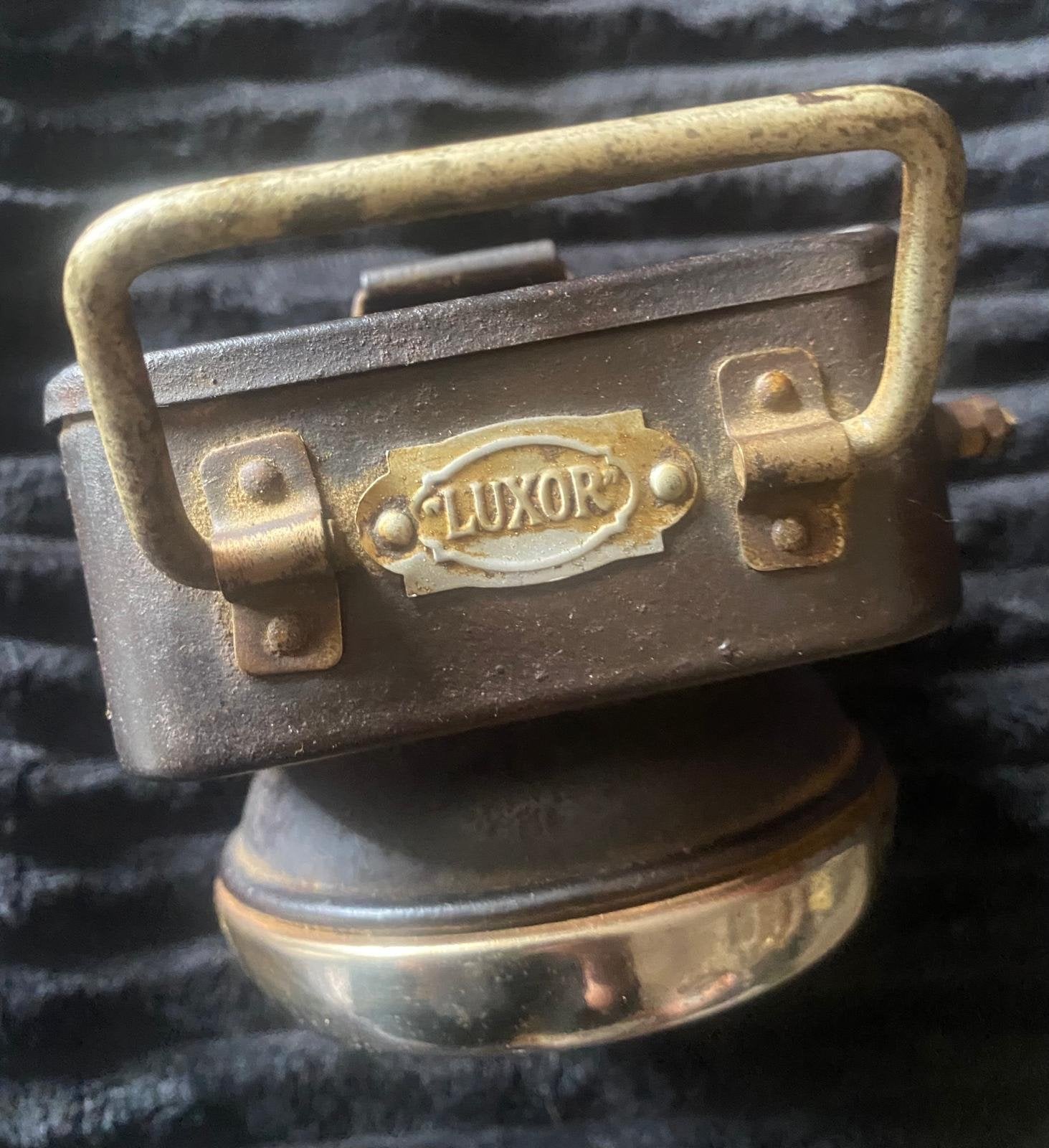 Antieke Luxor Batterij Lamp voor Fiets/Motorfiets, Ophalen of Verzenden