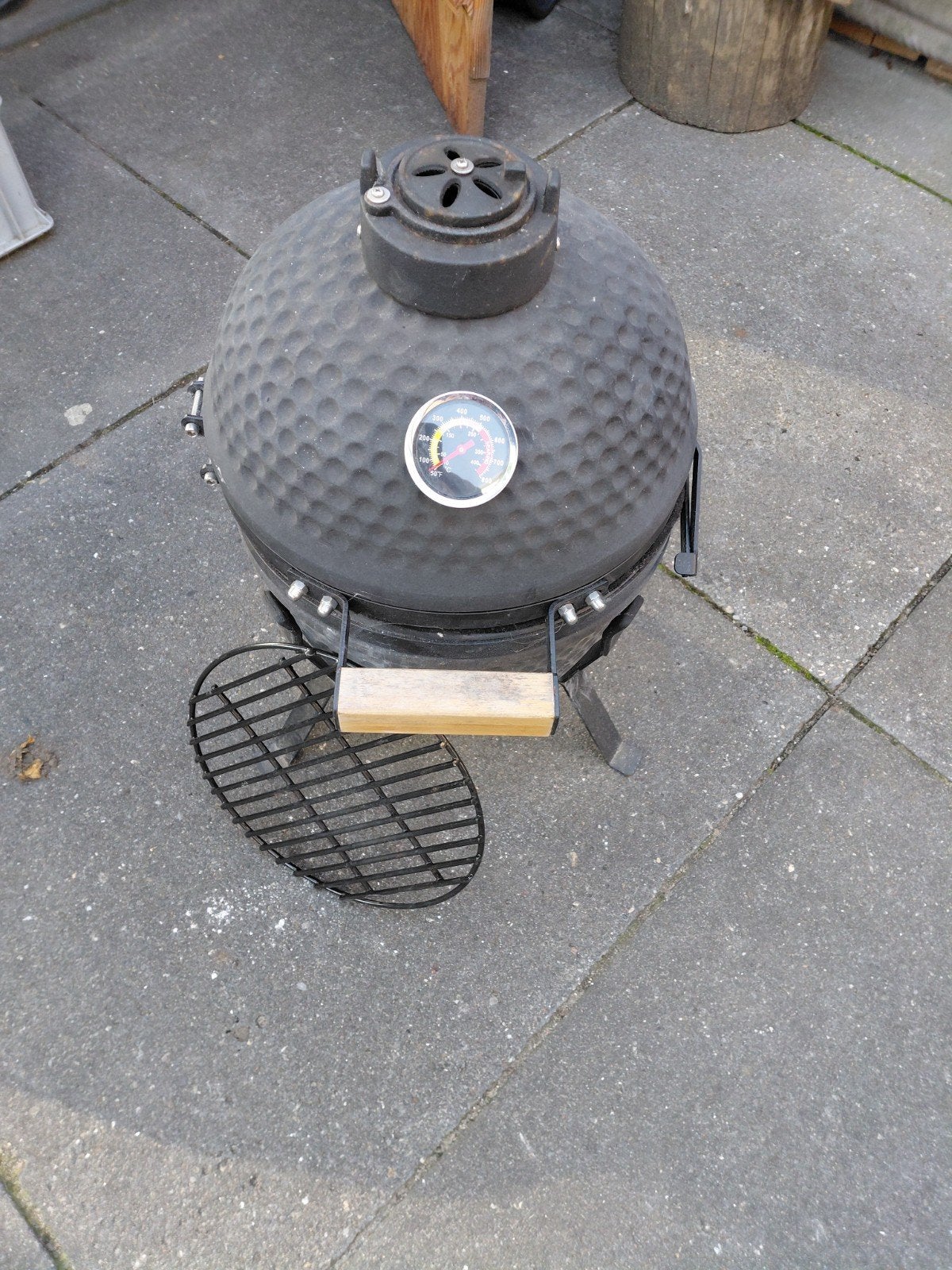"Ei" BBQ met thermometer en hoes, Ophalen, Gebruikt, Onbekend