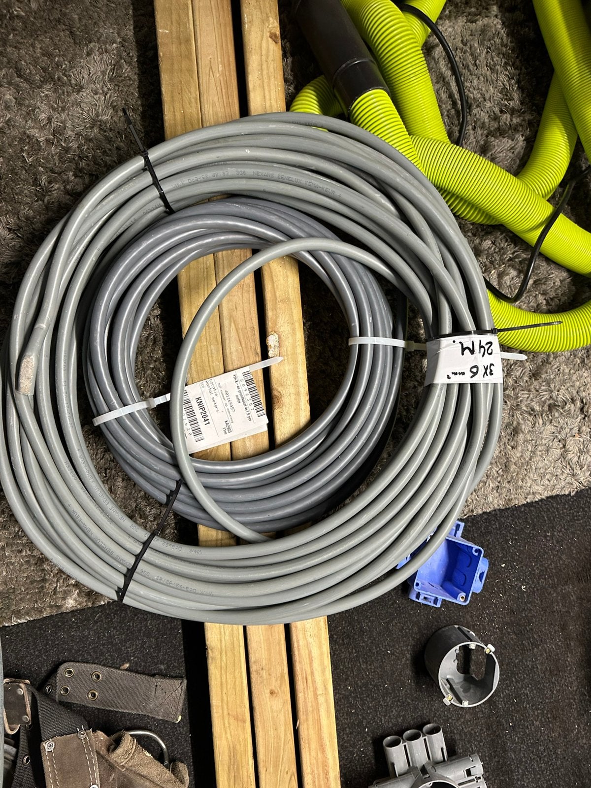 3x6 mm2 ymvk 24 meter, Overige materialen, 6 meter of meer, Overige typen, Zo goed als nieuw