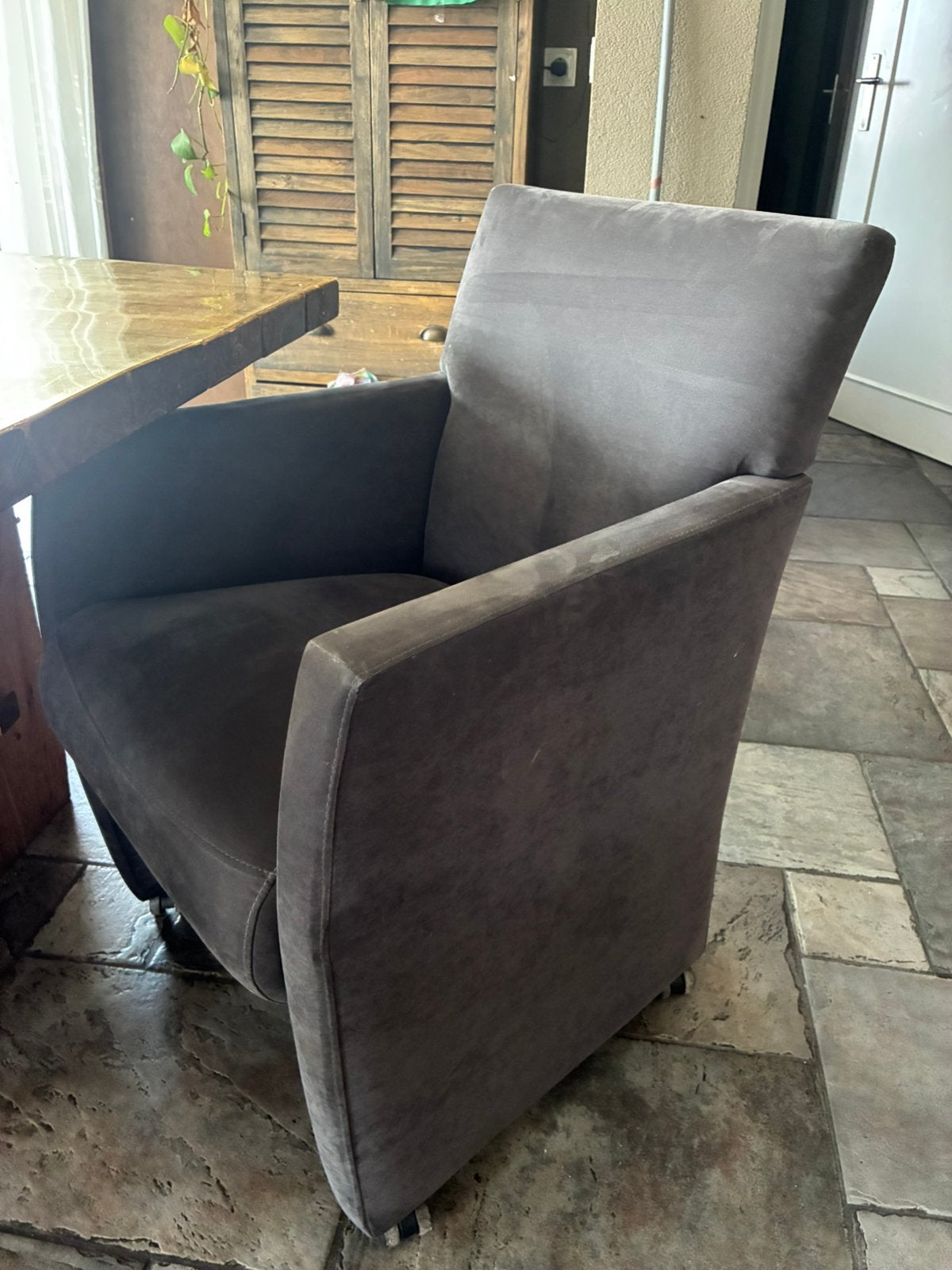 Fauteuil, Ophalen, Gebruikt, 75 tot 100 cm, Stof