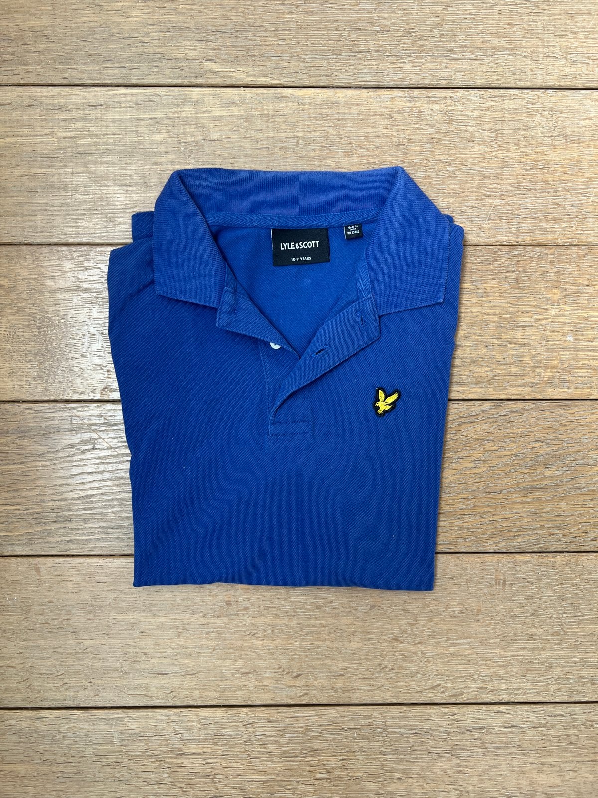 Lyle & Scott Polo Shirt Blauw - Maat 10-11 Jaar, Kinderen en Baby's, Kinderkleding | Maat 146, Verzenden, Zo goed als nieuw, Jongen of Meisje
