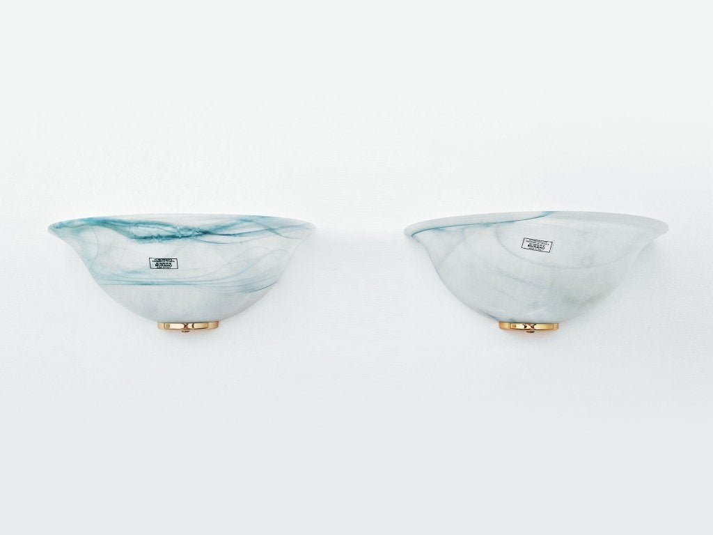wandlamp set Murano, Verzenden, Glas, E27 (groot), Zo goed als nieuw
