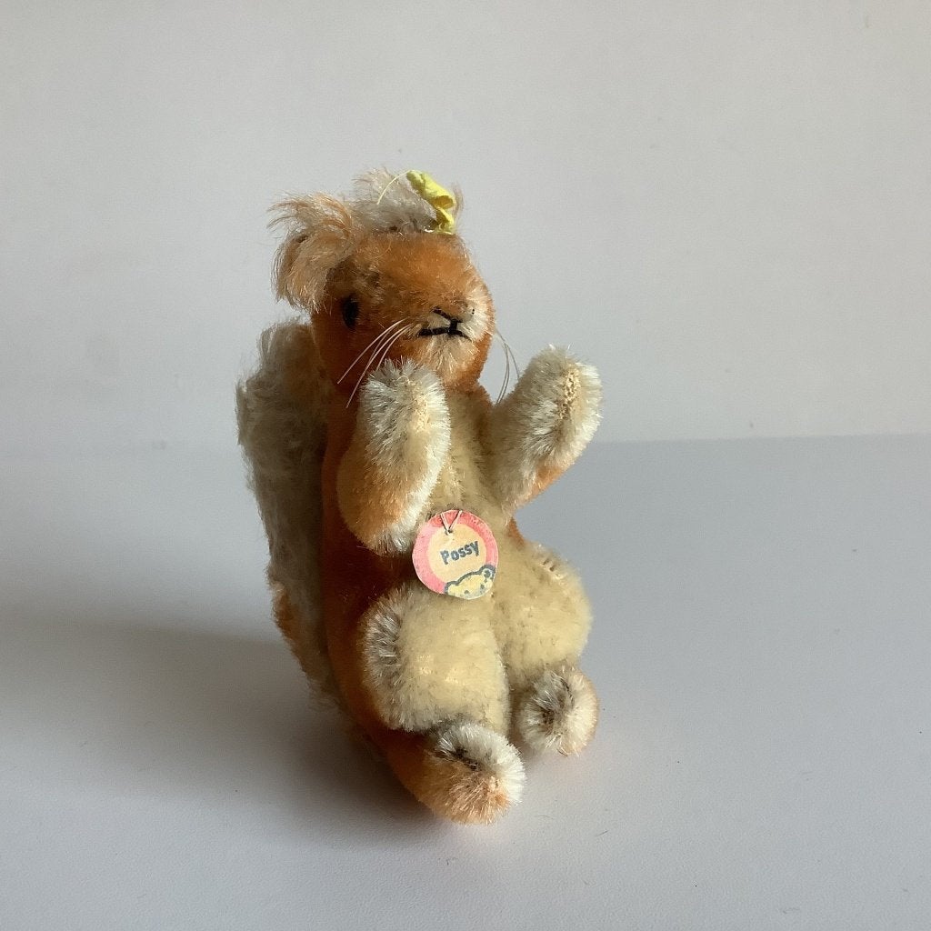 Vintage Steiff eekhoorntje "Possy", Ophalen of Verzenden