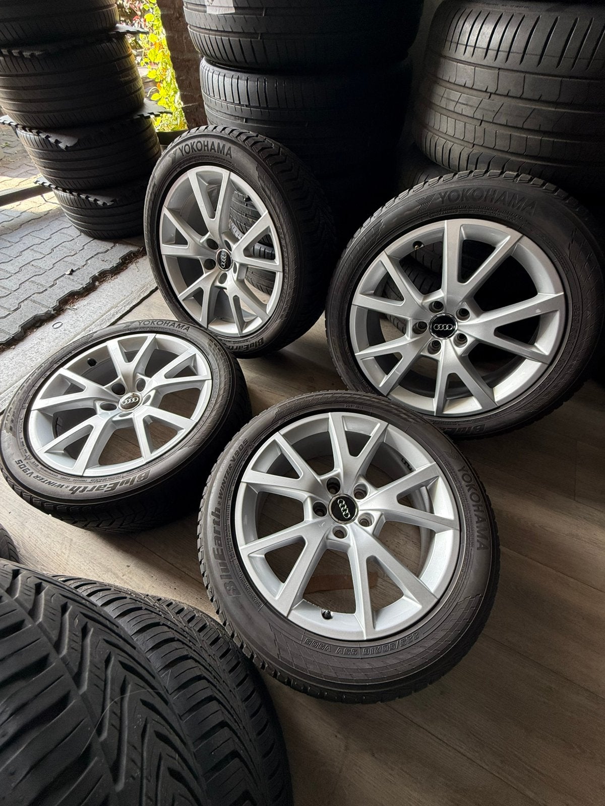 Origineel audi a6/Winter/18 inch/et37/schade vrij/225-50R18, Auto-onderdelen, Banden en Velgen, ----, Banden en Velgen, Personenwagen