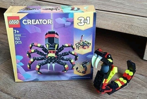 Lego Creator 31159: Spin, Schorpioen en Slang, Lego, Ophalen of Verzenden, Zo goed als nieuw, Compleet