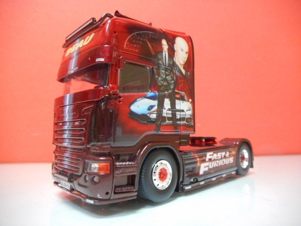 TEKNO SCANIA R TOPLINE BEAU - FAST & FURIOUS 86885, Hobby en Vrije tijd, Modelauto's | 1:50, Ophalen of Verzenden, Nieuw, Bus of Vrachtwagen