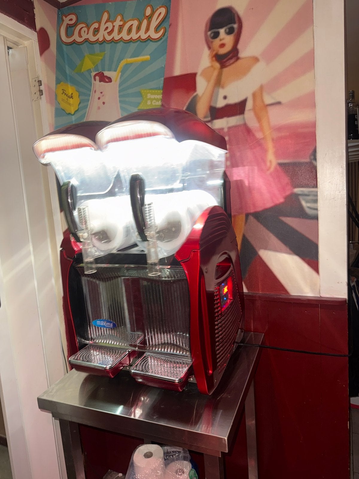 Slushpuppy machine, Ophalen, Gebruikt