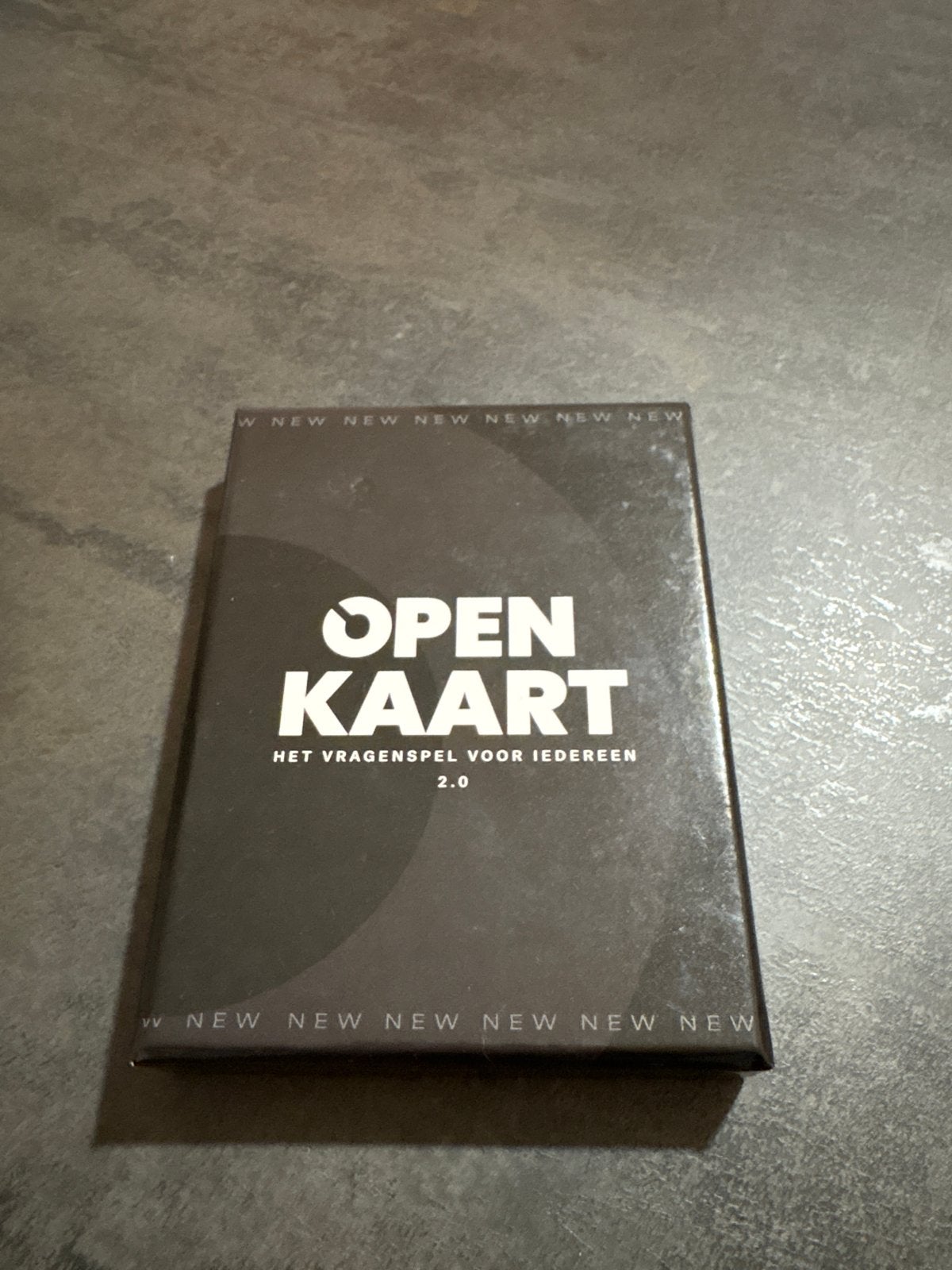 Open Kaart 2.0 - Het Vragenspel voor Iedereen, Drie of vier spelers, Ophalen of Verzenden, Zo goed als nieuw