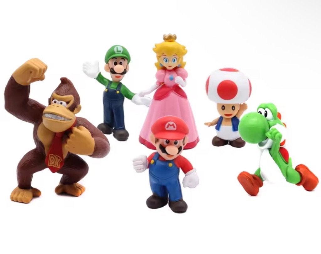 Pakket MARIO versiering, taart toppers, ballonnen, banner!, Verzenden, Nieuw, Taarten, Versiering