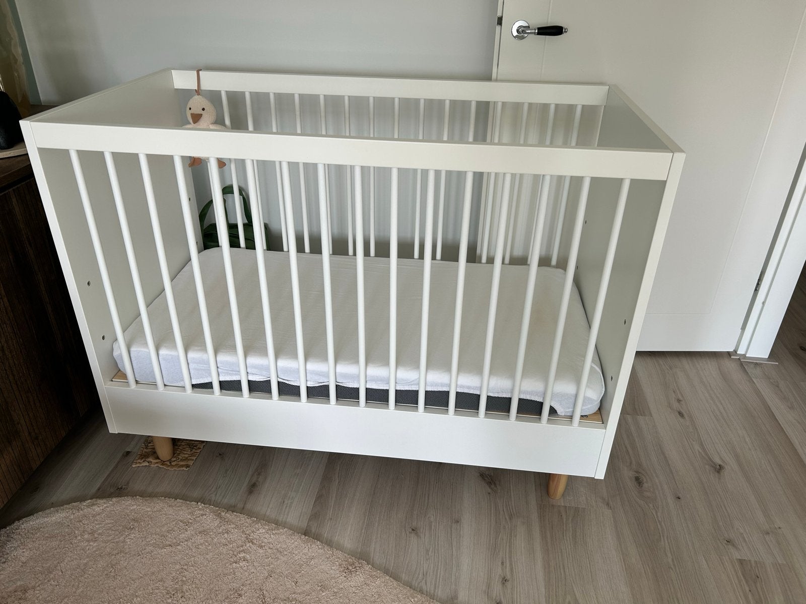 Wit ledikant 120x60 Petite Amelie - Bocca, Kinderen en Baby's, Babywiegjes en Ledikanten, Ophalen, Gebruikt, Ledikant