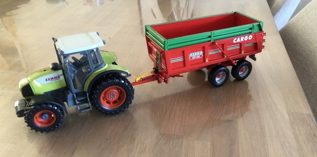 UH Claas Ares 836 RZ met Cargo kipper van UH, Ophalen, Zo goed als nieuw, Tractor of Landbouw, Universal Hobbies