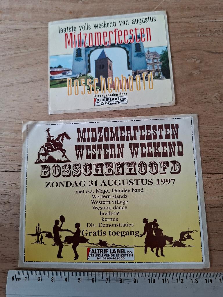 Stickers Bosschenhoofd, Ophalen of Verzenden, Zo goed als nieuw, Overige typen