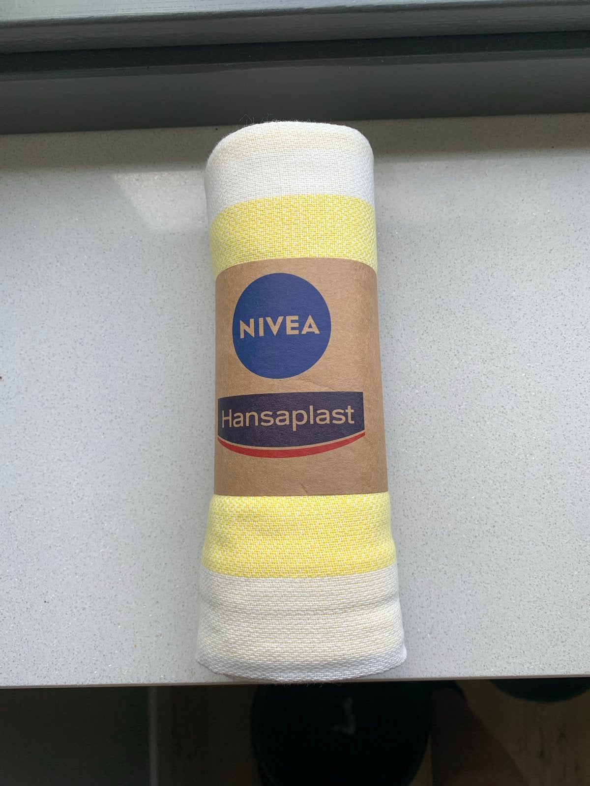 Stranddoek van katoen, Huis en Inrichting, Badkamer | Badtextiel en Accessoires, Overige merken, Nieuw, Ophalen of Verzenden, Geel
