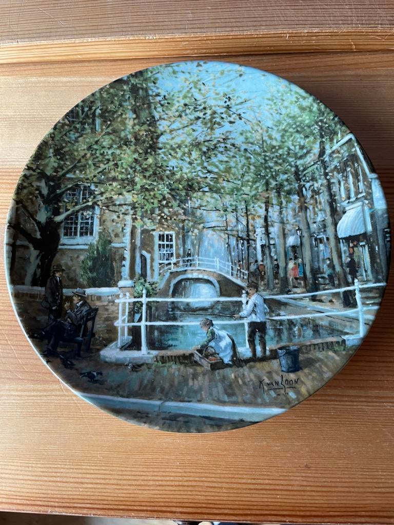 Mosa borden “Grachten van Holland”, Ophalen of Verzenden