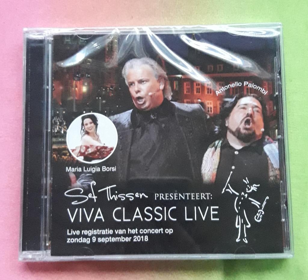 CD Sef Thissen: Viva Classic Live *gloednieuw en geseald*, Ophalen of Verzenden, Romantiek, Nieuw in verpakking, Opera of Operette