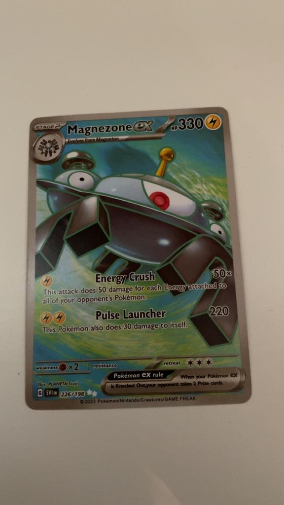 Magnezone ex 226/198 Pokémon kaart, Ophalen of Verzenden, Nieuw, Losse kaart