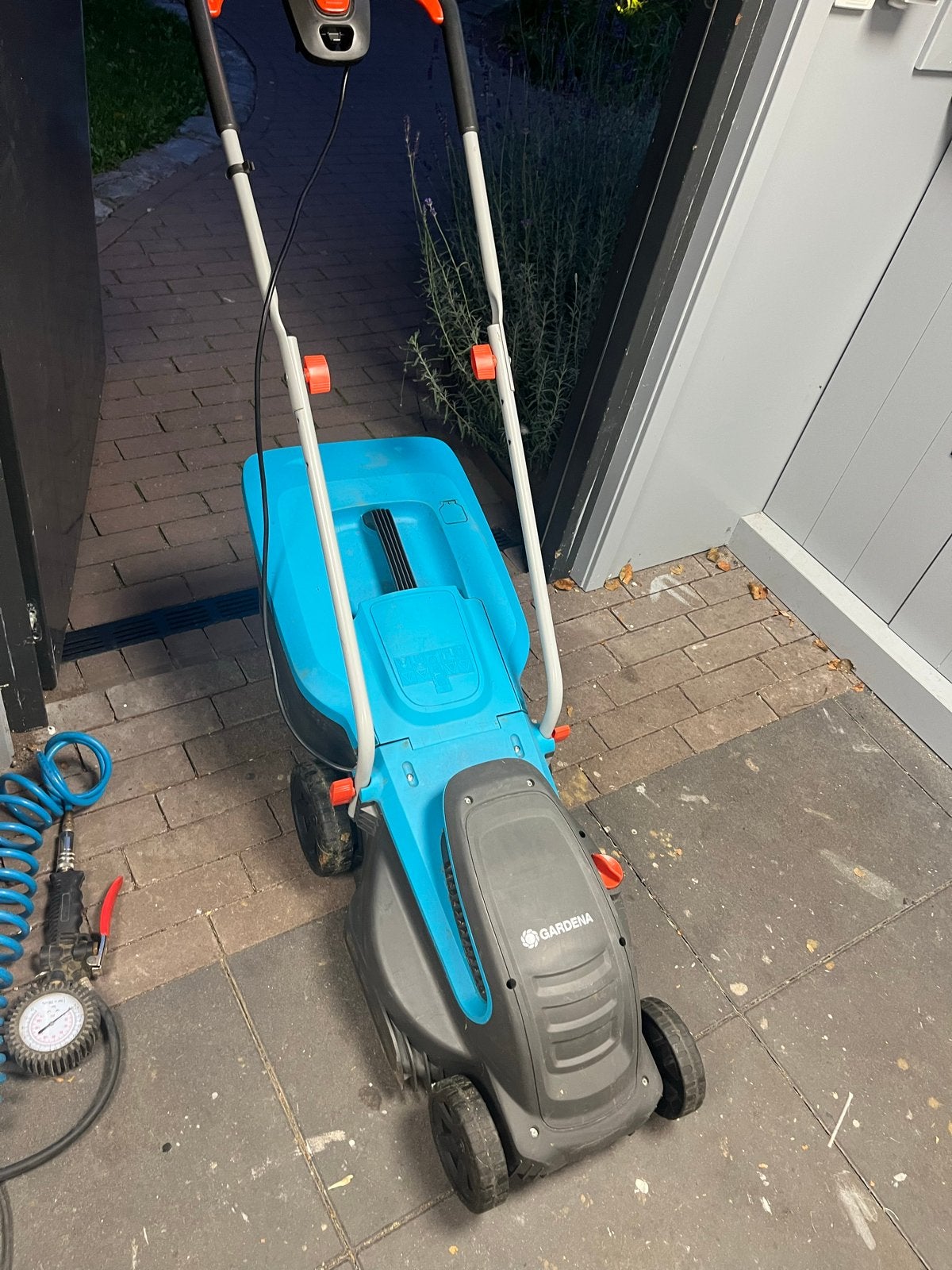 Gardena Elektrische Grasmaaier - Zo goed als nieuw, Tuin en Terras, Ophalen, Cirkelmaaier, Gebruikt, Elektrische grasmaaier