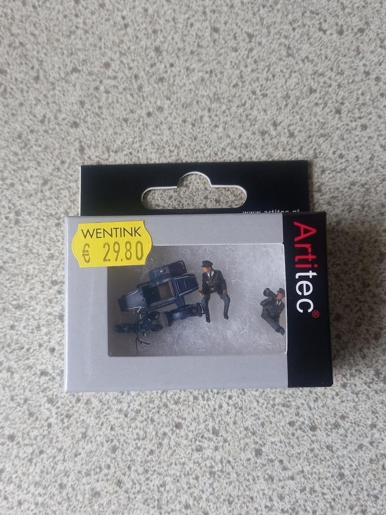 Artitec HO 1:87 Rijkspolitie moter zijspan 2 figuren Nieuw, Hobby en Vrije tijd, Modeltreinen | H0, Ophalen of Verzenden, Nieuw