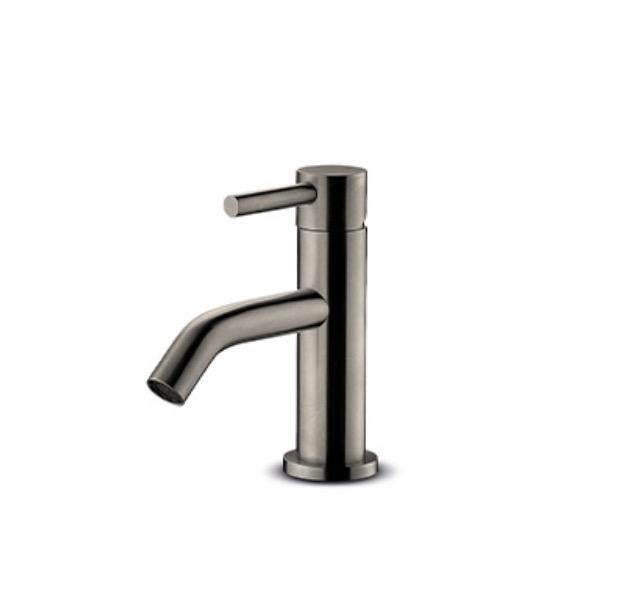 JEE-O Slimline Opbouw Wastafelkraan 800-1709 Dark Steel (2x), Ophalen of Verzenden, Nieuw, Rvs, Kraan