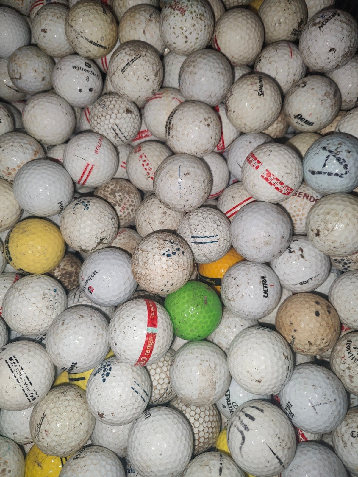 Gebruikte golfballen mix 200 stuks, Ophalen of Verzenden, Bal(len)