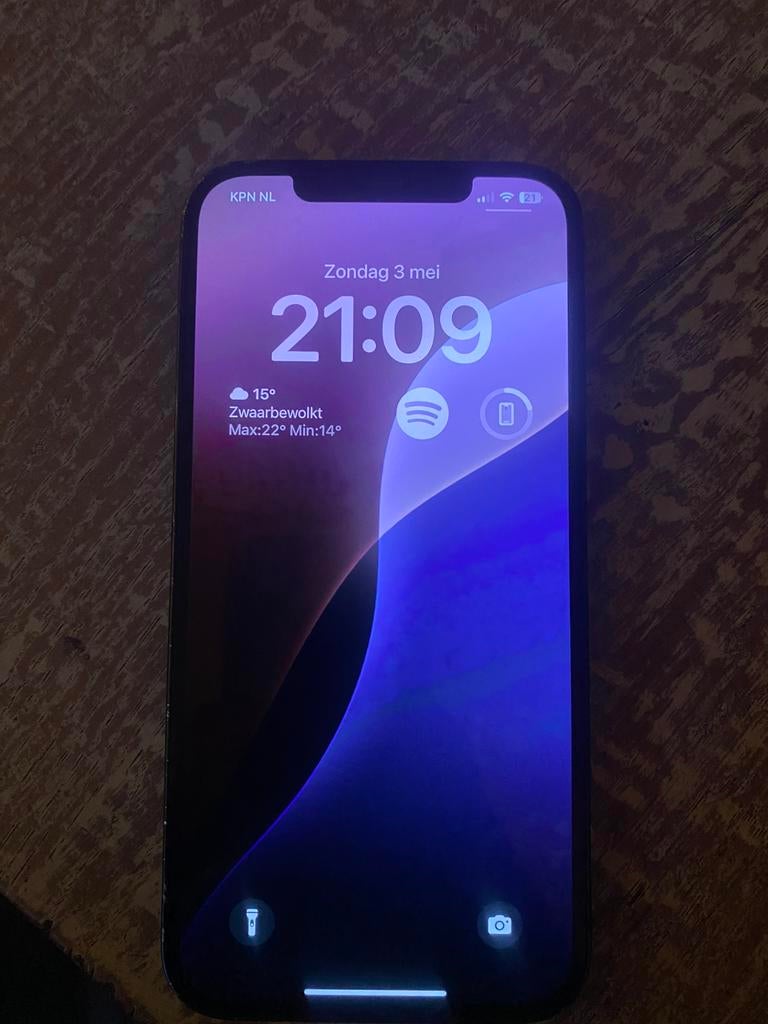 Iphone 12 Pro Max (Lees beschrijving!), Telecommunicatie, Mobiele telefoons | Apple iPhone, Blauw, 128 GB, Gebruikt, 56 %