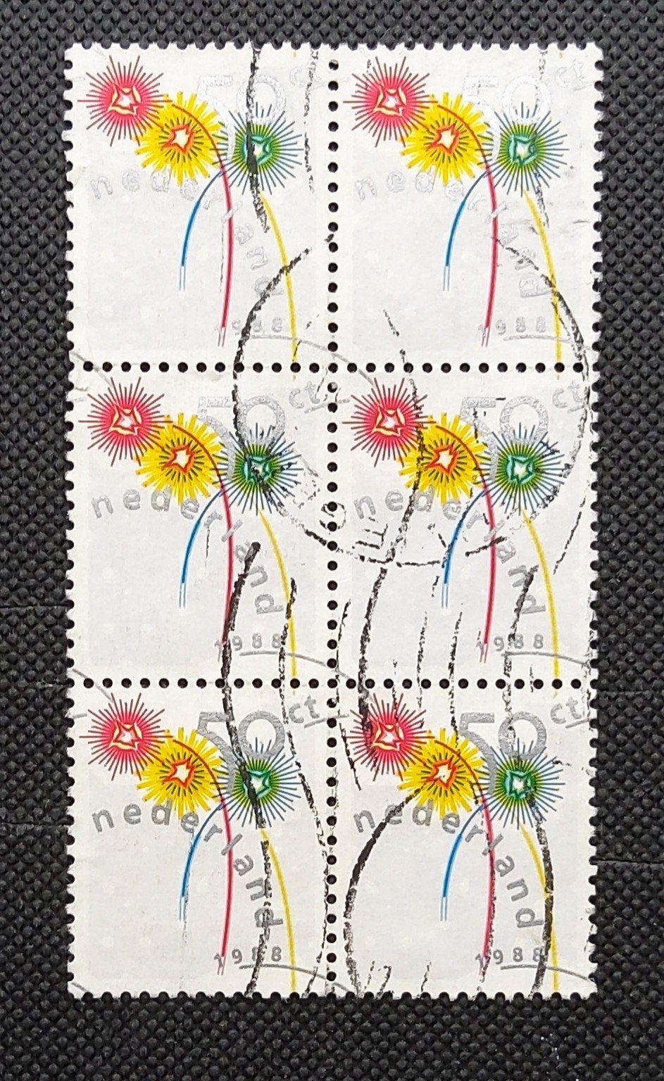 Decemberzegels  1988, Postzegels en Munten, Postzegels | Nederland, Ophalen of Verzenden, Na 1940, Gestempeld