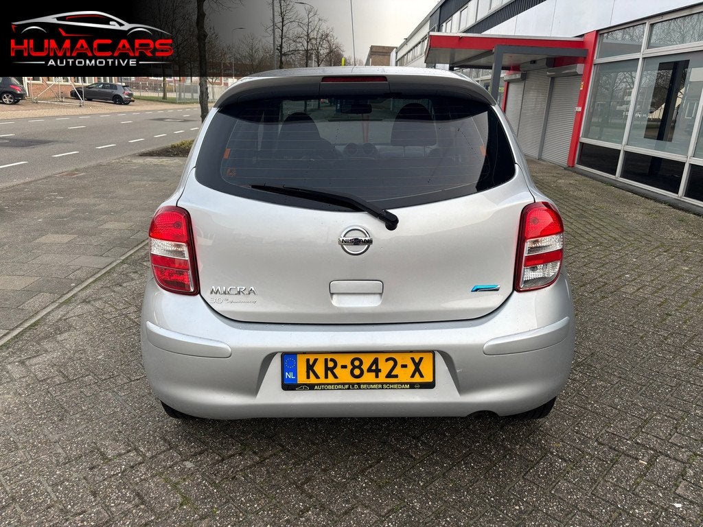 Nissan Micra 1.2 Acenta 30th anniversary|Airco|bleutooth|Ele, Auto's, Nissan, Voorwielaandrijving, Euro 5, Stof, Gebruikt