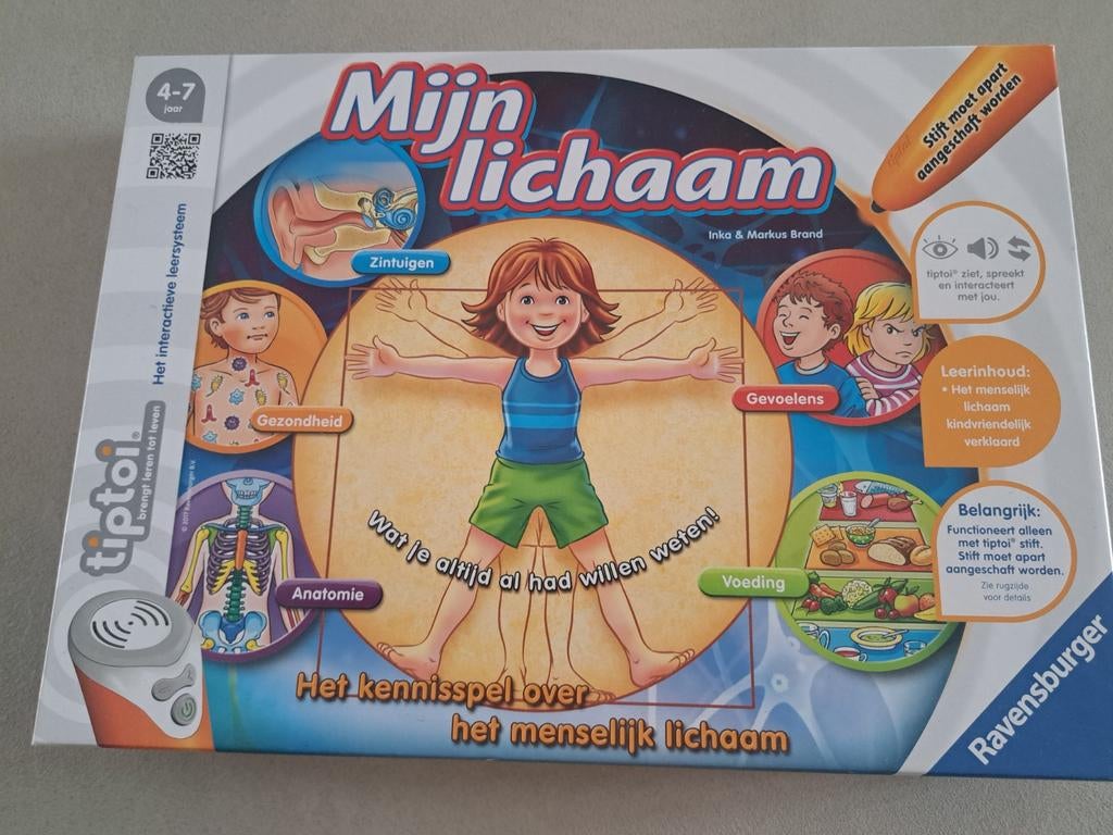 Tiptoi 'Mijn lichaam', Kinderen en Baby's, Speelgoed | Educatief en Creatief, Ophalen of Verzenden, Zo goed als nieuw