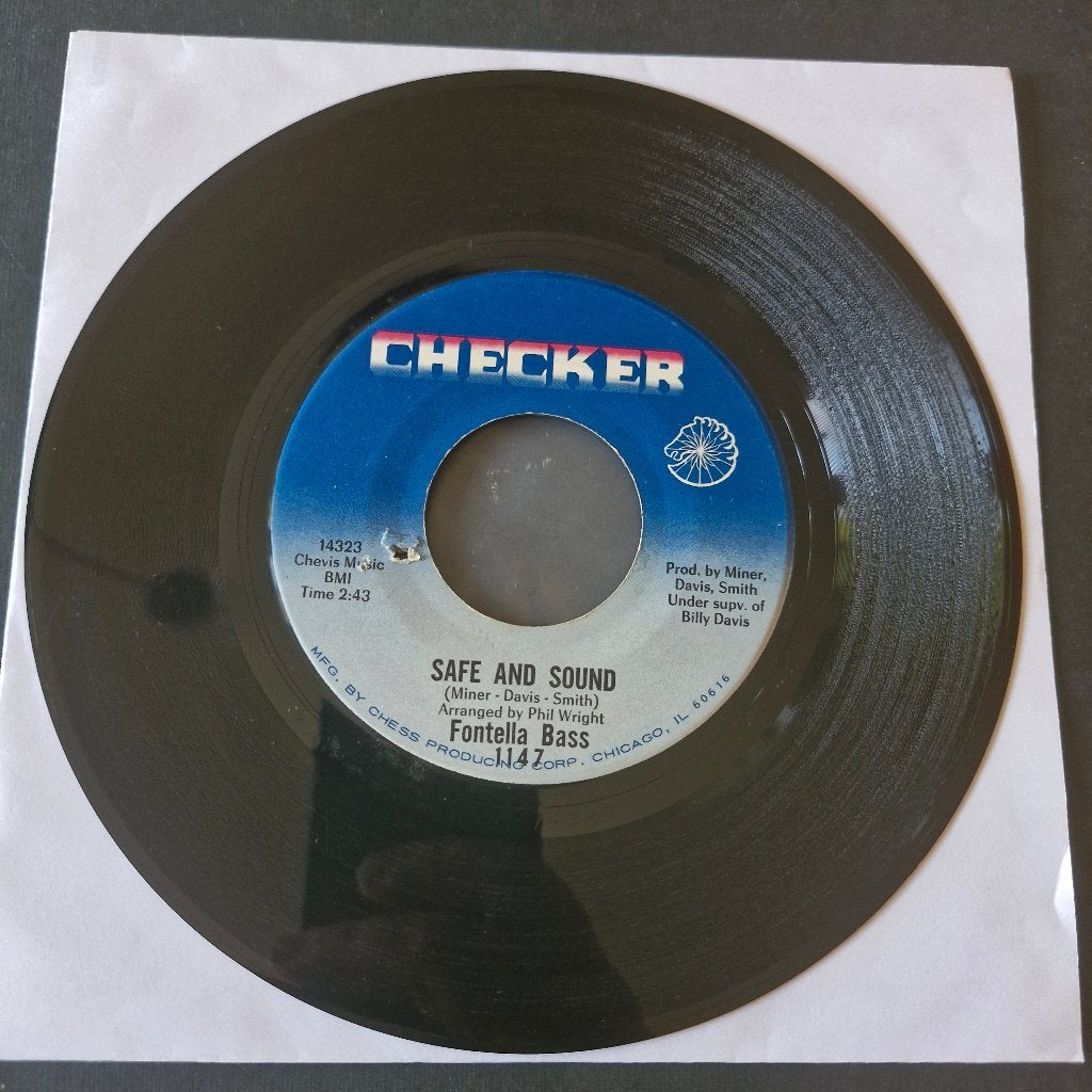 fontella bass: safe and sound (9), Verzenden, Gebruikt, 7 inch, Overige genres