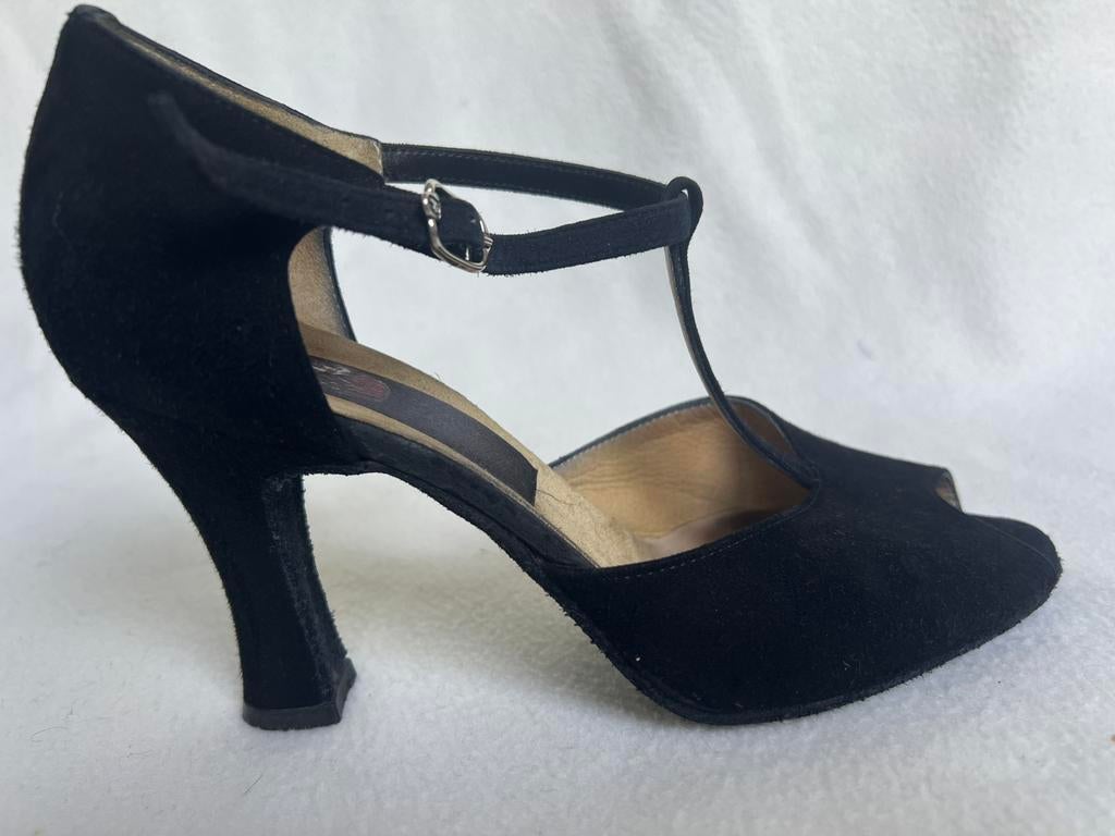 Dansschoenen Paoul tango/ latin maat 39, Ophalen of Verzenden, Zo goed als nieuw, Zwart