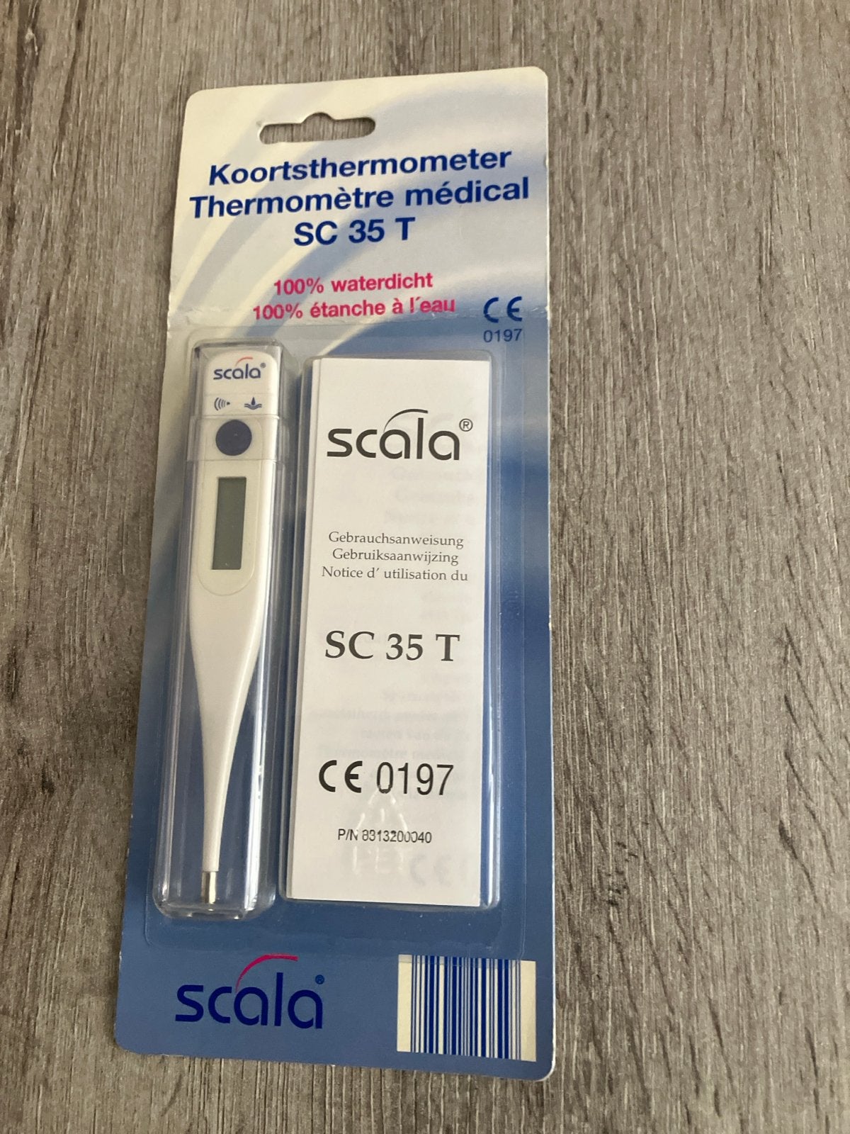 Scala SC 35 T Koortsthermometer - 100% Waterdicht, Lichaamsthermometer, Kunststof, Nieuw, Ophalen of Verzenden