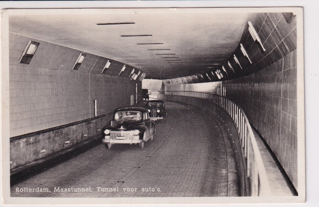Rotterdam Maastunnel, Verzenden, 1940 tot 1960, Gelopen, Zuid-Holland