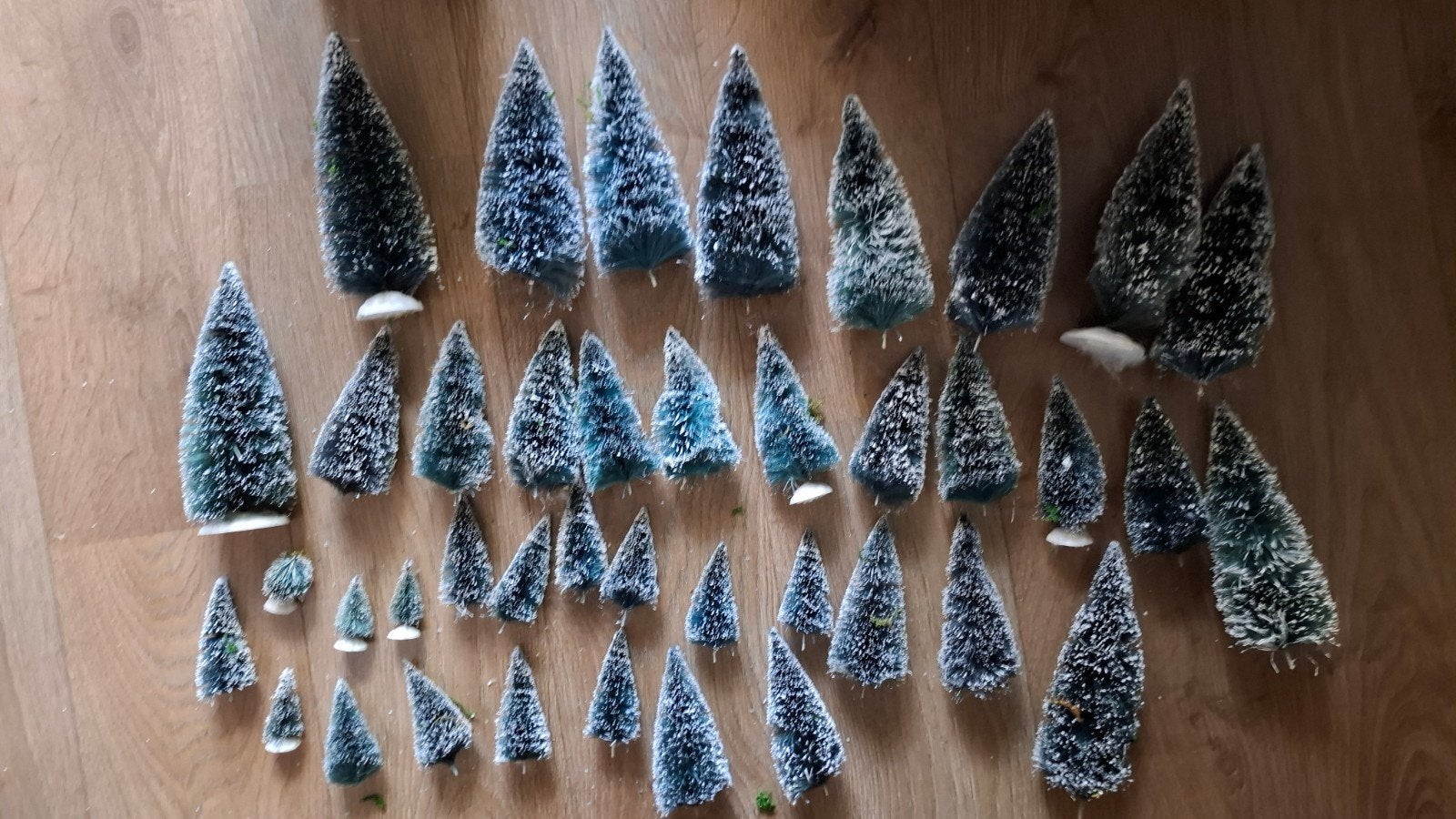 grote tas helemaal vol met Lemax bomen voor kerstdorp, Ophalen of Verzenden, Nieuw