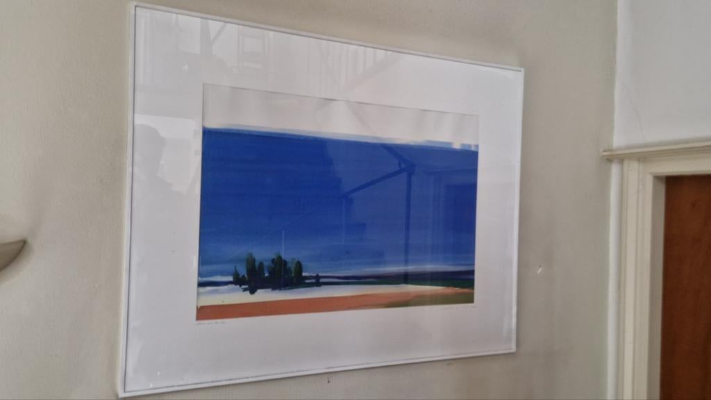Martien de Visser - Oase van Rust - Aquarel 2005, Ophalen of Verzenden