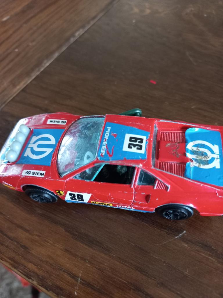 Rode Ferrari 308 GTB  van Burago, Ophalen of Verzenden, Auto