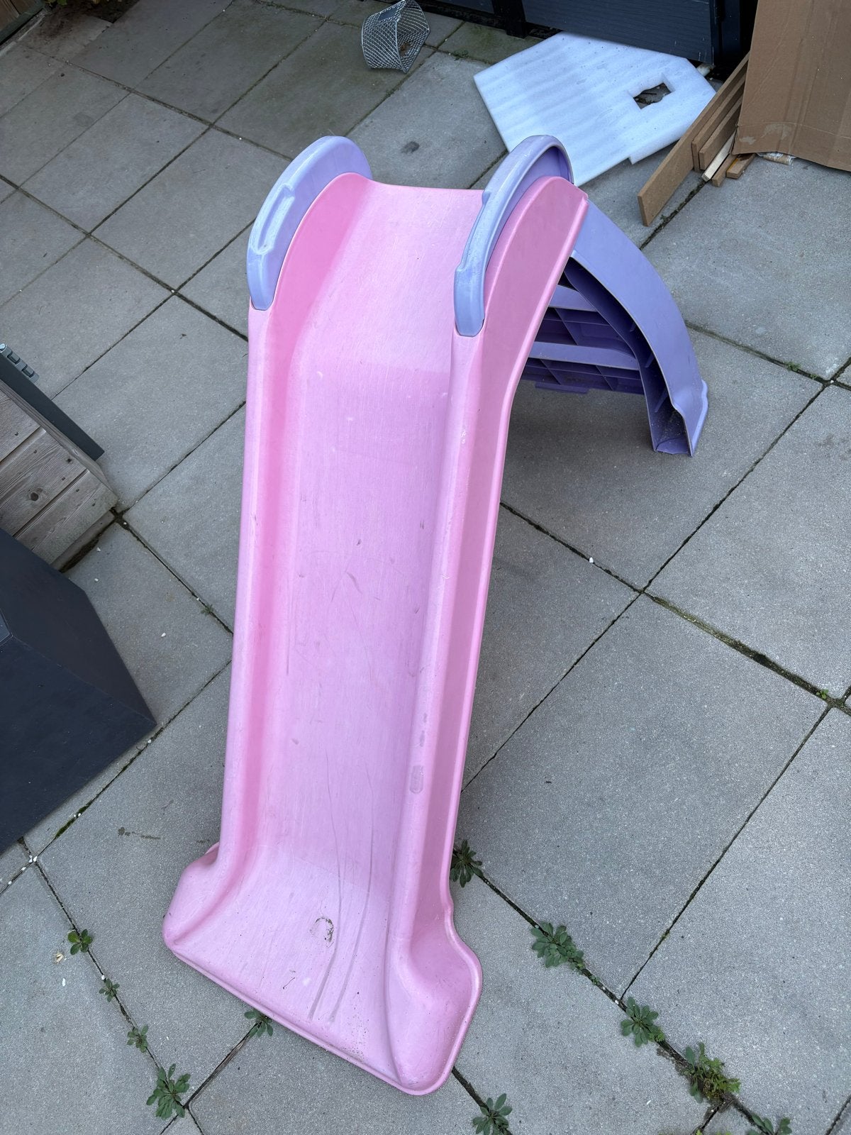 Roze kinder glijbaan - Gebruikt, Ophalen, Gebruikt, Glijbaan
