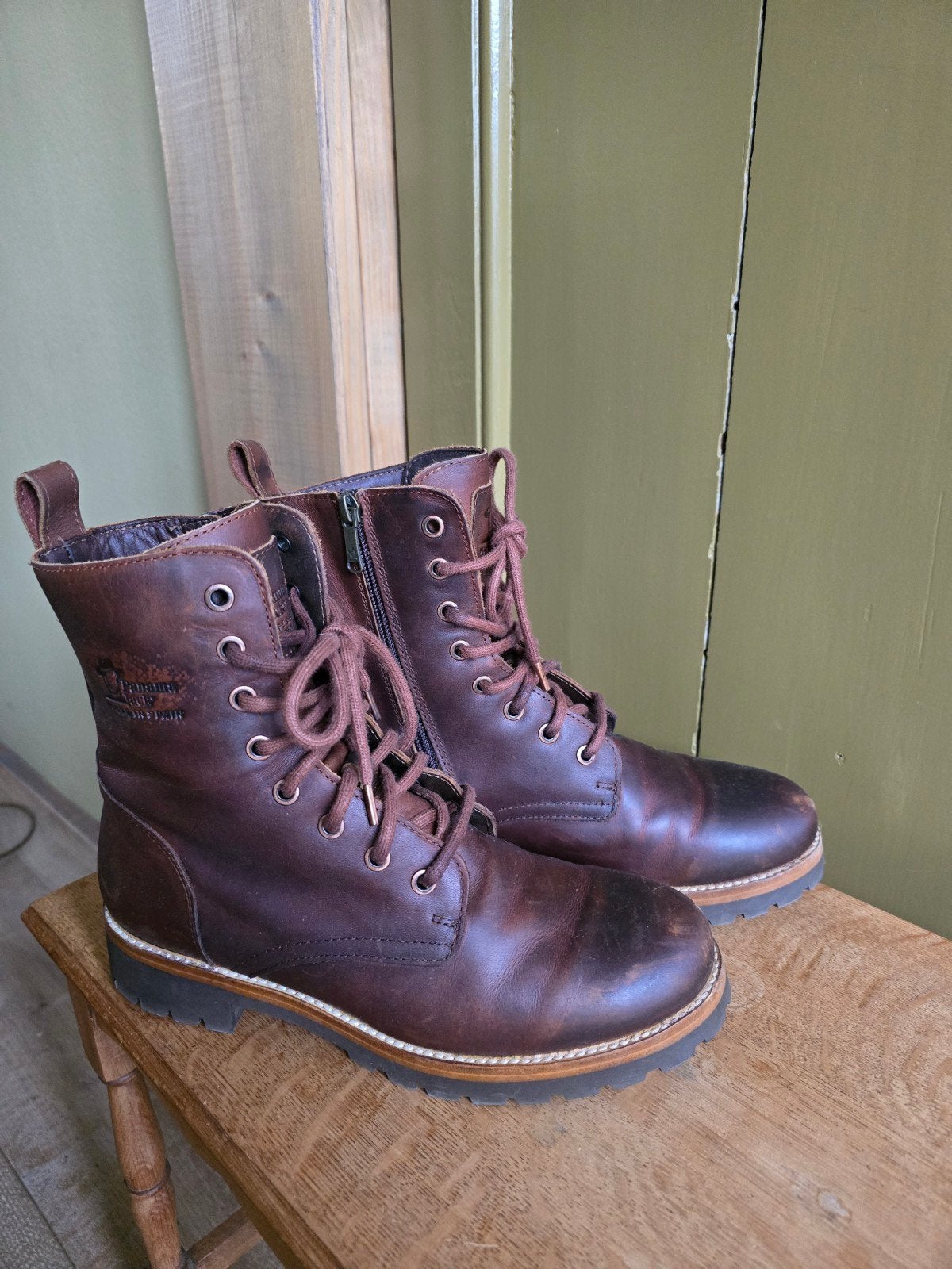 Panama Jack Leren Boots Maat 39, Bruin, Lage of Enkellaarzen, Ophalen of Verzenden, Panama Jack