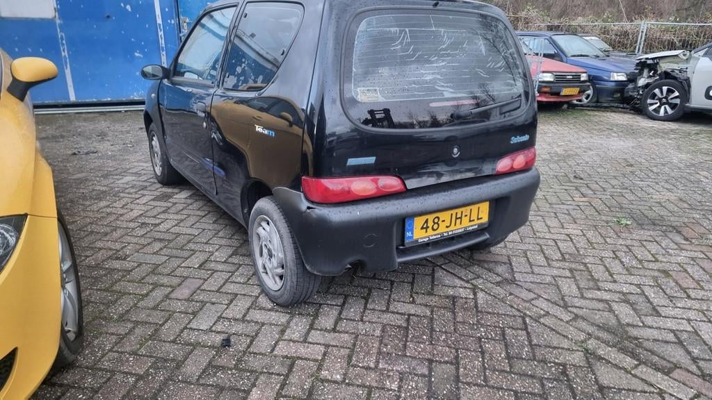 Fiat Seicento 1.1 Sporting Nwe APK, Voorwielaandrijving, Zwart, Origineel Nederlands, Handgeschakeld