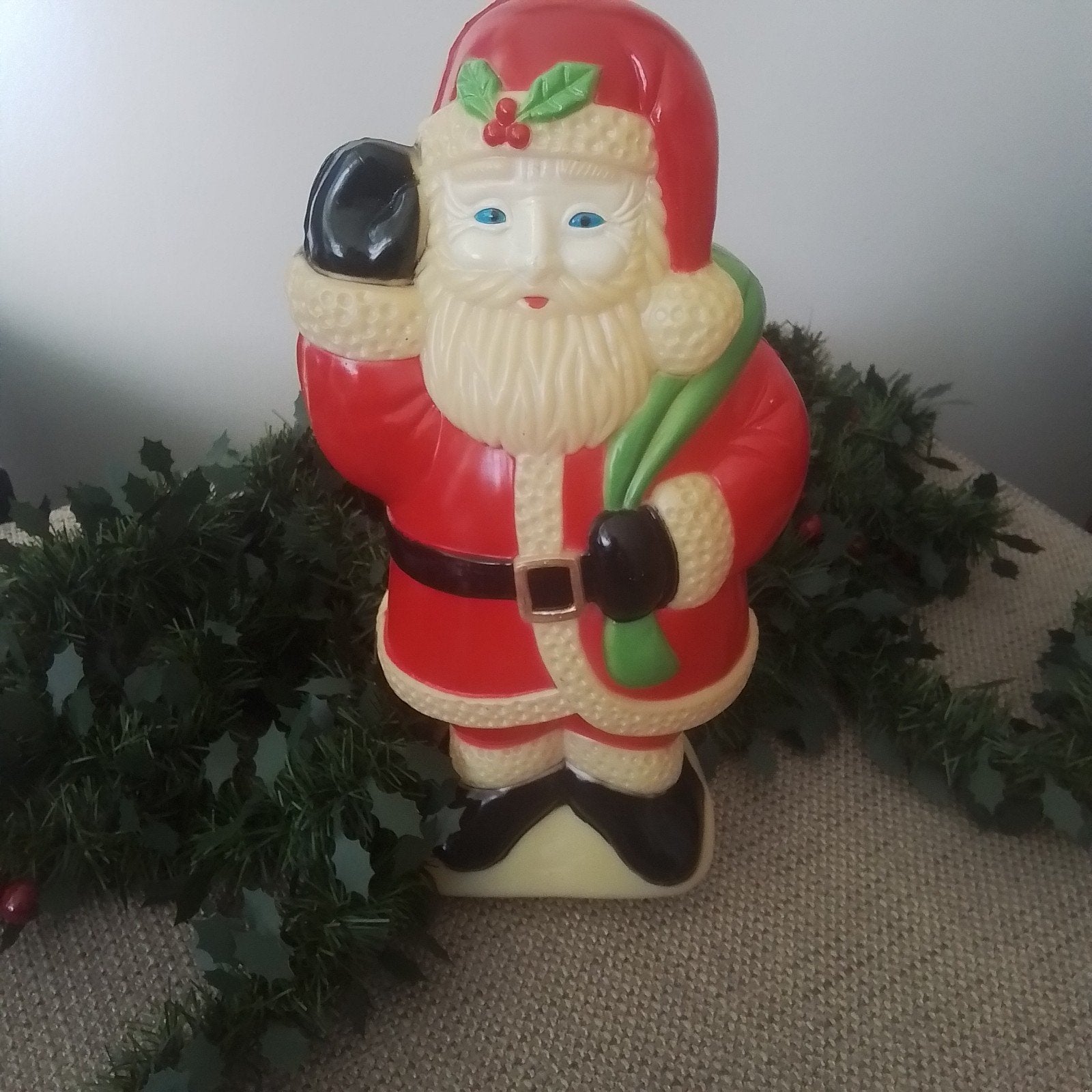 Jaren '50 celluloid Kerstman blow mold, Antiek en Kunst, Ophalen of Verzenden